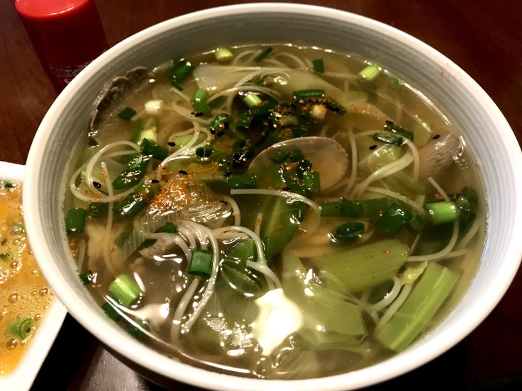 4/20月☆アサリにゅうめん。_c0212604_12103838.jpg