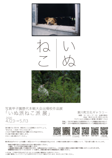 写真甲子園歴代本戦大会出場校作品展「いぬ派ねこ派 展」_b0187229_16440626.jpg