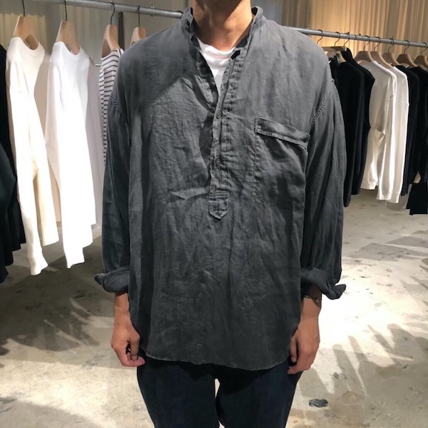 別注シャツワンピース COMOLI_d0364239_19143402.jpg