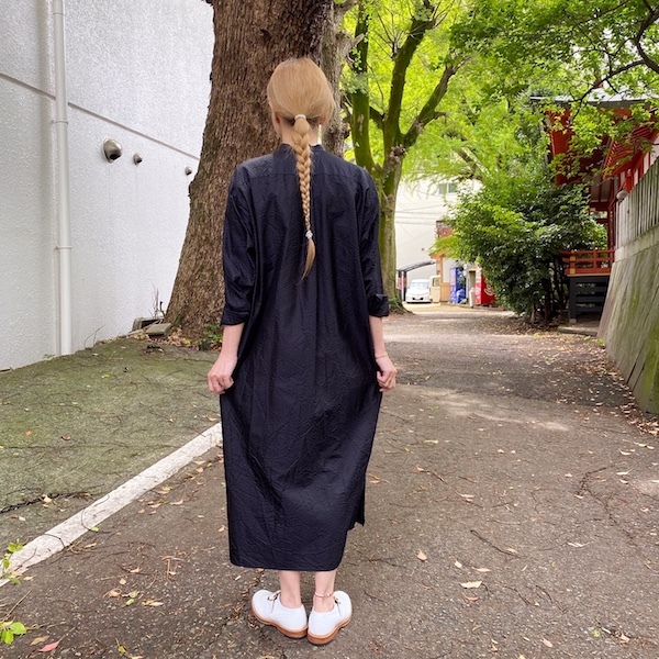 別注シャツワンピース　COMOLI_d0364239_19170500.jpg