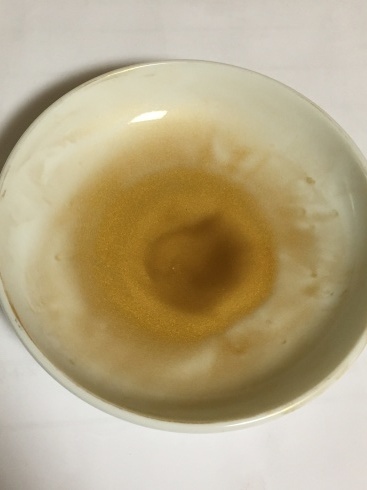 純金泥の使用方法。 : 『一日一畫』 日本画家池上紘子