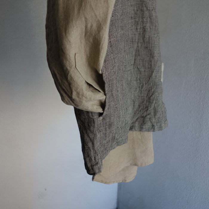 6月の製作 / classic linen artisanal vest_e0130546_13061338.jpg