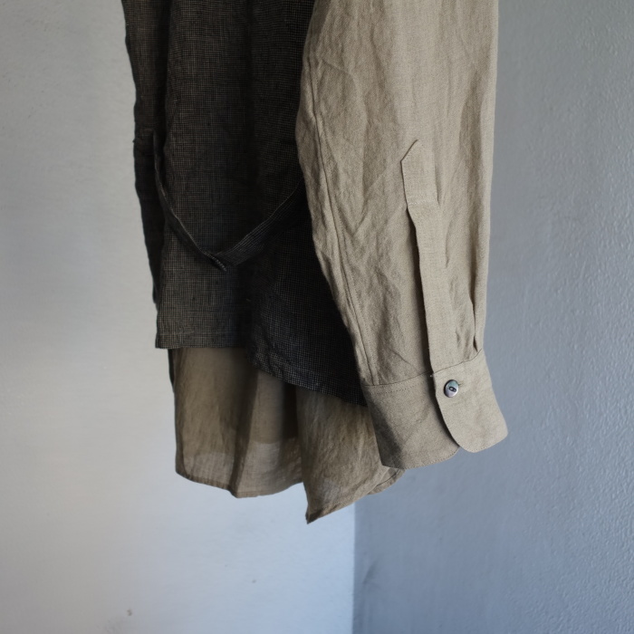 6月の製作 / classic linen artisanal vest_e0130546_13062348.jpg