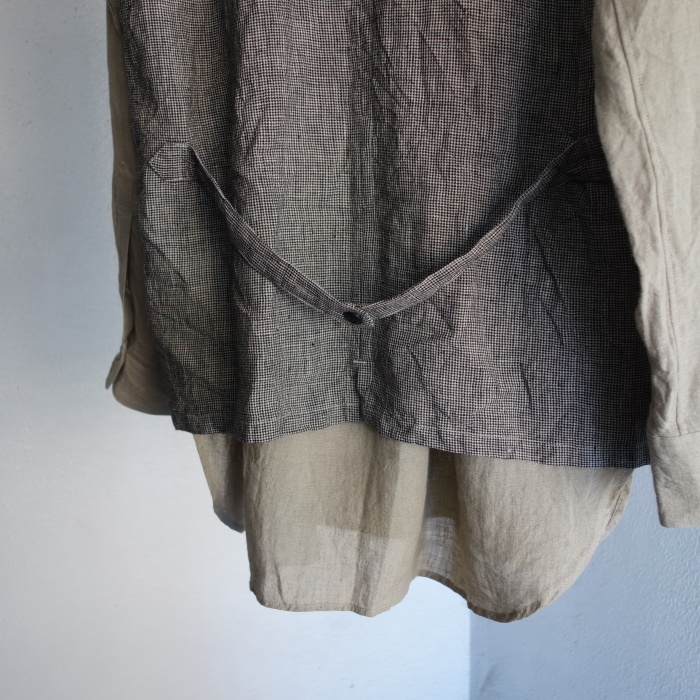 6月の製作 / classic linen artisanal vest_e0130546_13064509.jpg