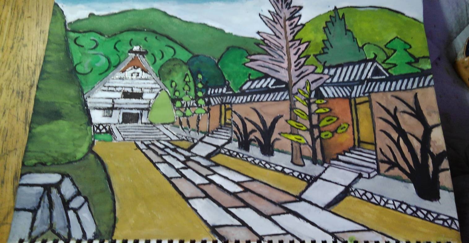 家でも描いています🎵_e0281793_20394626.jpg