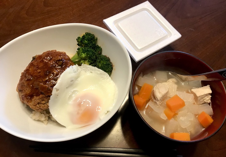 4/22水☆在宅勤務ランチは病人食 ♪_c0212604_12242026.jpg