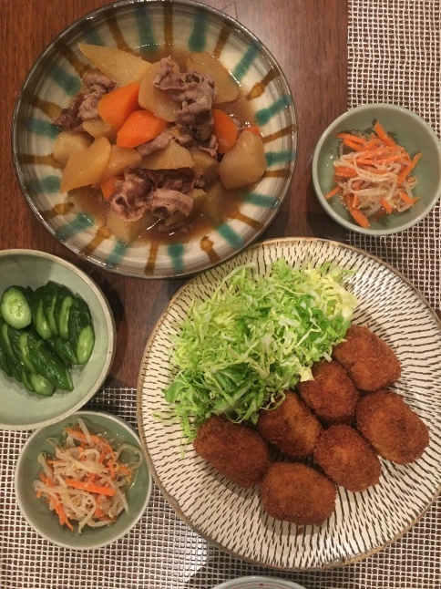 昭和なおかず 〜新じゃがコロッケ〜_d0348118_15422339.jpeg