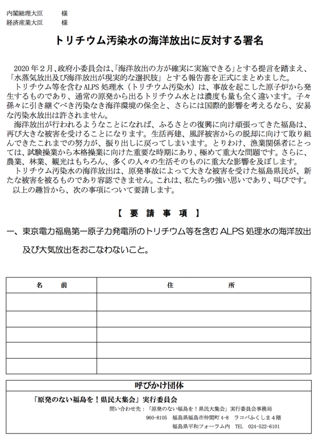 トリチウム汚染水の海洋放出に反対する署名_e0068696_9301472.png