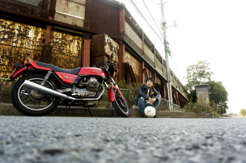 山﨑 達矢 & Moto Guzzi V35 Imola(2019.11.02/FUNABASHI)_f0203027_13010027.jpg