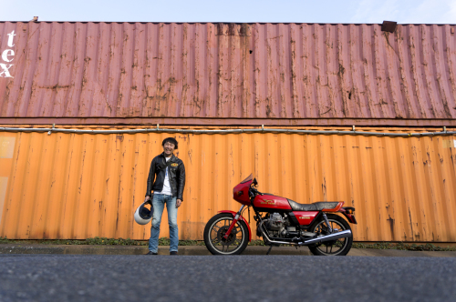 山﨑 達矢 & Moto Guzzi V35 Imola(2019.11.02/FUNABASHI)_f0203027_13011206.jpg
