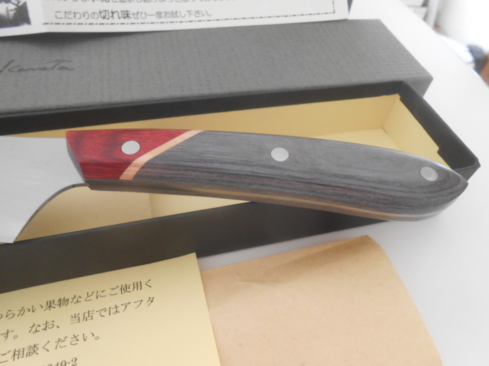 金田鋸店 パン切りナイフ 佐賀県嬉野市（塩田町） 今や5年待ち