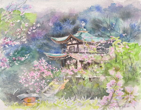 京都のお寺と桜 リンデンの木陰で 楽しむアート通信