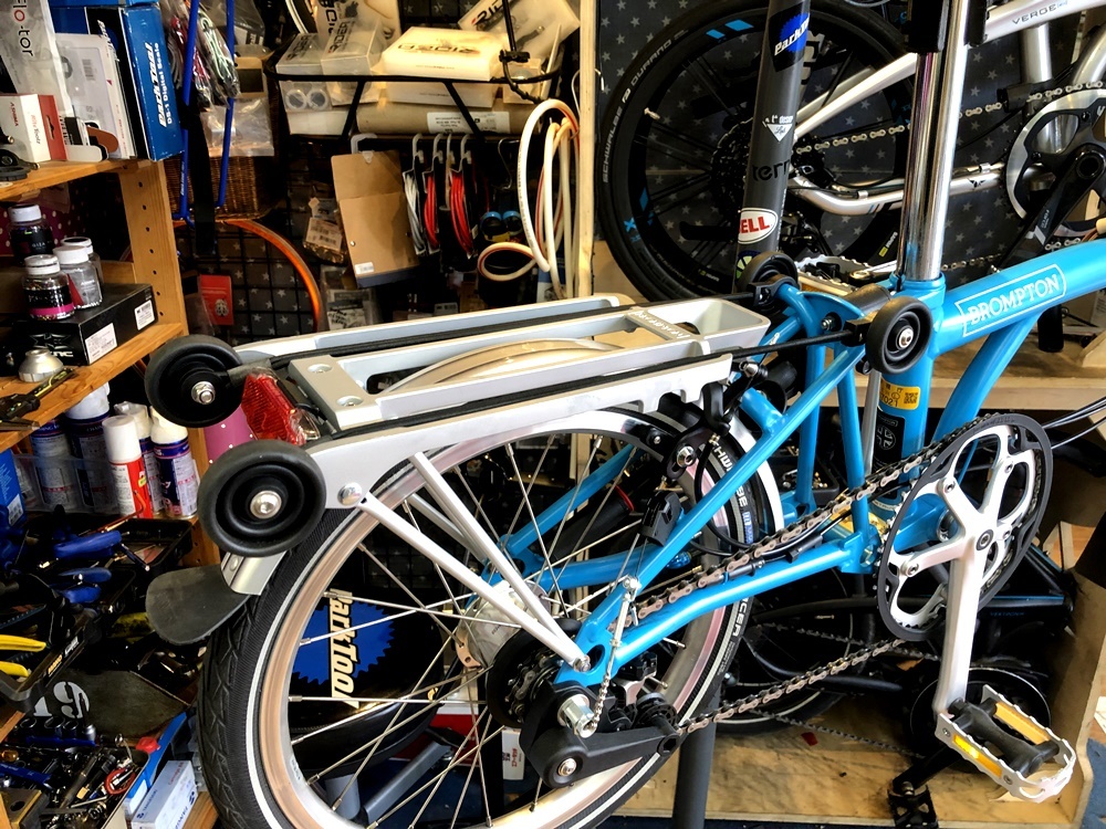 BROMPTON RIDEAチェーンテンショナー RIDEAイージーホイール交換 BROMPTON RIDEAチェーンテンショナー RIDEAイージーホイール交換