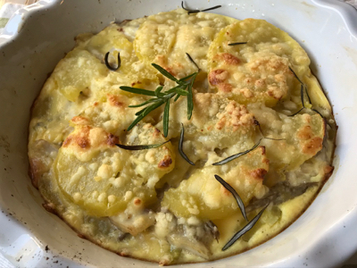ホッケとジャガ芋のグラタン 手軽でバラエティー豊富なグラタン やせっぽちソプラノのキッチン２
