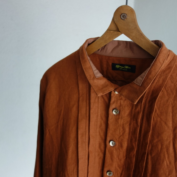 7月の製作 / french victorians heavylinen shirt / 別注品_e0130546_15223256.jpg