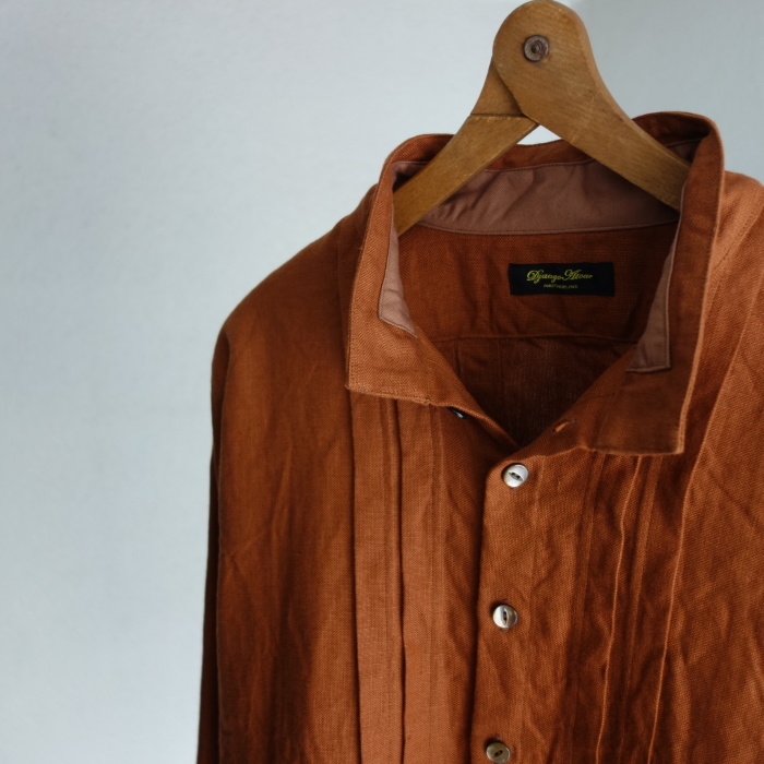7月の製作 / french victorians heavylinen shirt / 別注品_e0130546_15230335.jpg