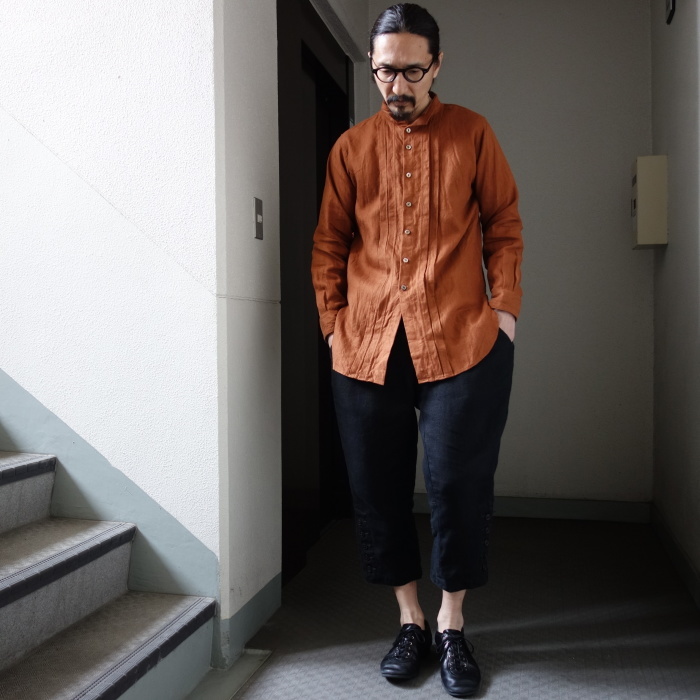 7月の製作 / french victorians heavylinen shirt / 別注品_e0130546_18193954.jpg