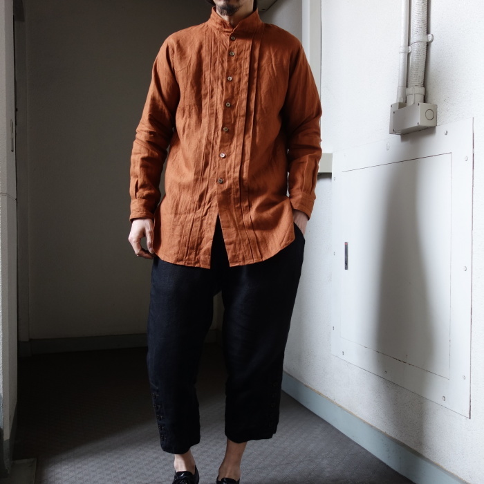 7月の製作 / french victorians heavylinen shirt / 別注品_e0130546_18195311.jpg