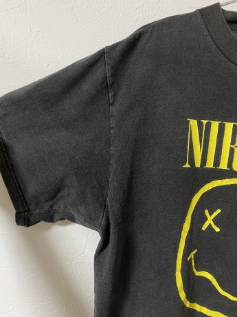 90s ニルヴァーナ Tee スマイル バンTee_b0166471_05052380.jpeg