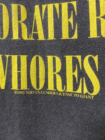 90s ニルヴァーナ Tee スマイル バンTee_b0166471_05070282.jpeg