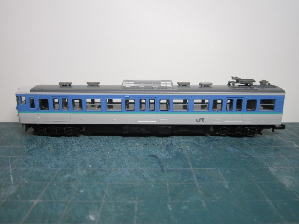 TOMIX 115系1000番台近郊電車(長野色・N50編成)セット 入線