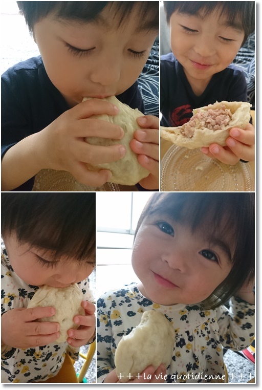 【残った食材で】オーブンで肉まん♪とダンナさん再び出張…姫と王子との差_a0348473_03494156.jpg