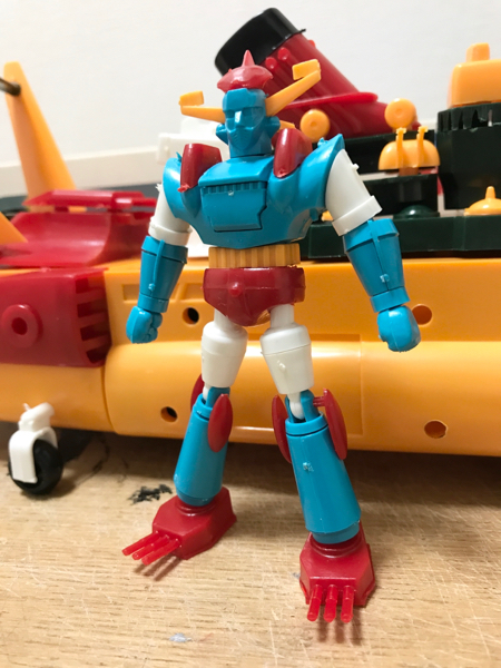 Amazon.co.jp: 1979 1981年製 アオシマ 青島文化教材社 巨大合体