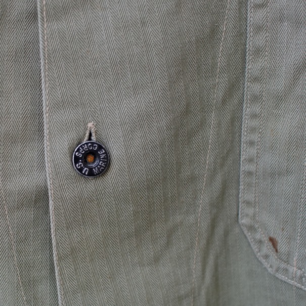 1940s WW2 USMC P-41 HBT Jacket / 大きめサイズ & 良 1940s WW2 USMC P-41 HBT Jacket / 大きめサイズ & 良
