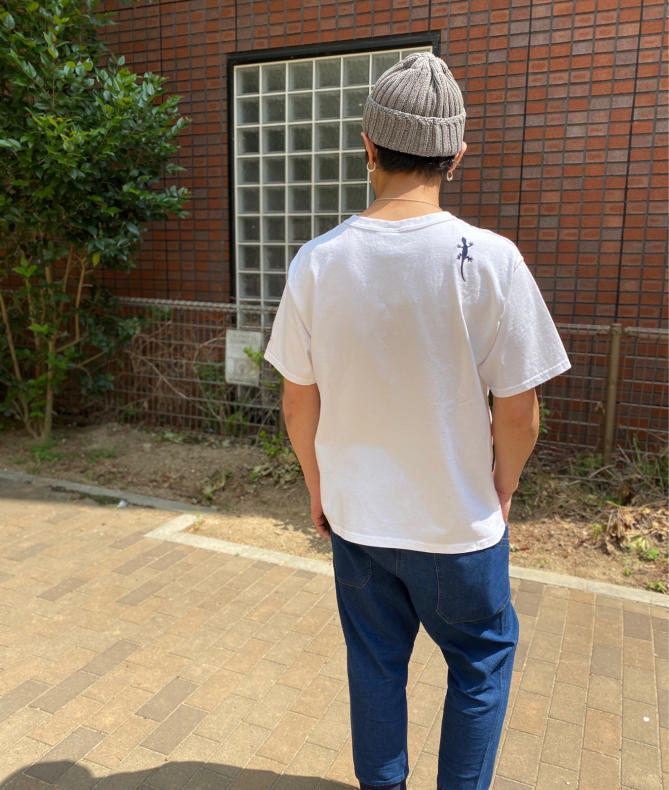 【CHAMPION】EMBROIDERY \"YAMORI\" TEE！！！_e0400569_15013498.jpg