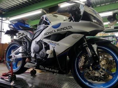 CBR600RR　車検整備_e0114857_10533897.jpg