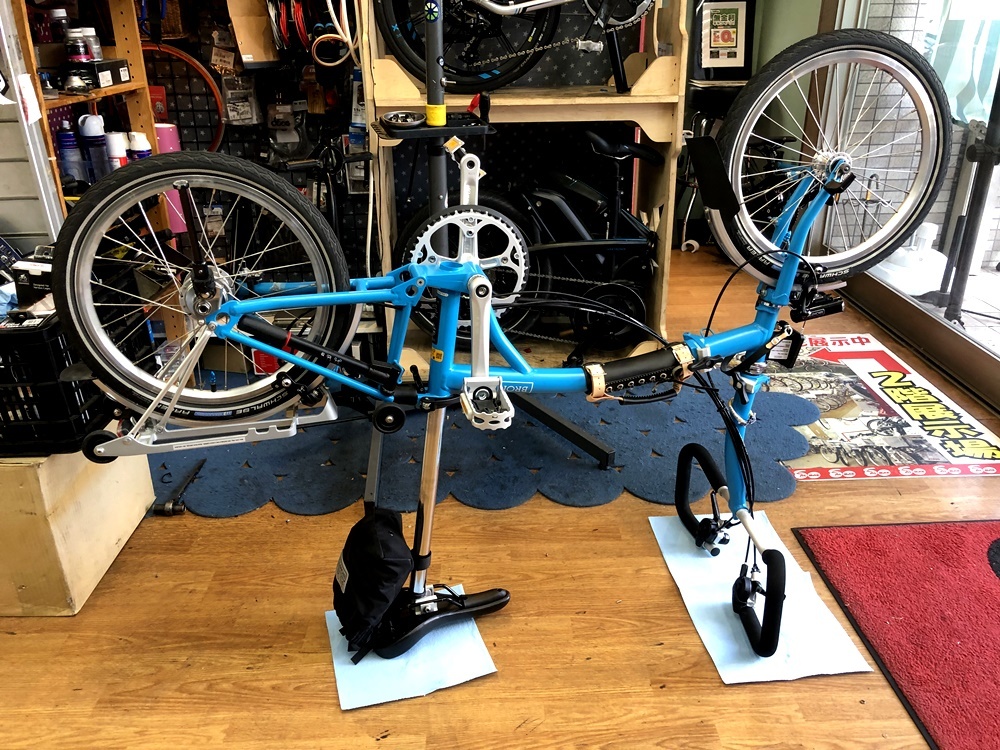 BROMPTON RIDEAチェーンテンショナー RIDEAイージーホイール交換_e0154005_23365626.jpg