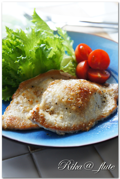 豚肉のレモンペッパー焼き_c0103827_21353678.jpg