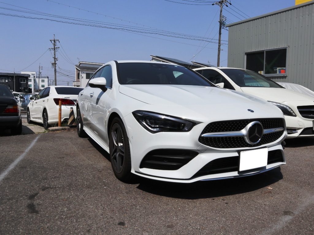 初めて新型CLA、触りましたよ。TVキャンセラー取り付けです。_e0188729_10002594.jpg