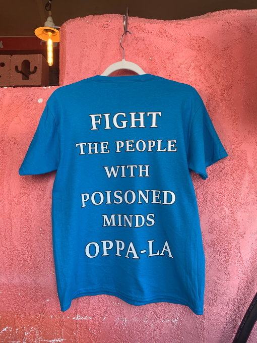 OPPA-LA AID T-sh こちらのTシャツは 江の島オッパーラへの ドネーションを兼ねた金額に なります❣️・ 皆さまのお気持ち宜しくお願いします！_d0106911_17254593.jpg