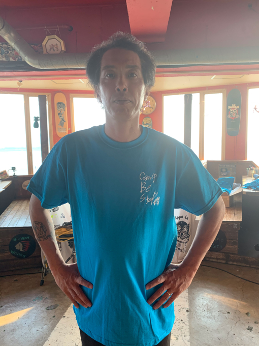 OPPA-LA AID T-sh こちらのTシャツは 江の島オッパーラへの ドネーションを兼ねた金額に なります❣️・ 皆さまのお気持ち宜しくお願いします！_d0106911_17254841.jpg