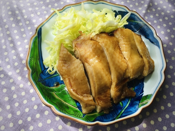 レンジで簡単　鳥もも肉の照り焼き_f0318142_12163968.jpg