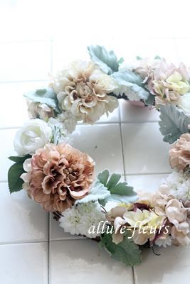 allure-fleurs flower wreath II for mother\'s day_f0135490_13555457.jpg
