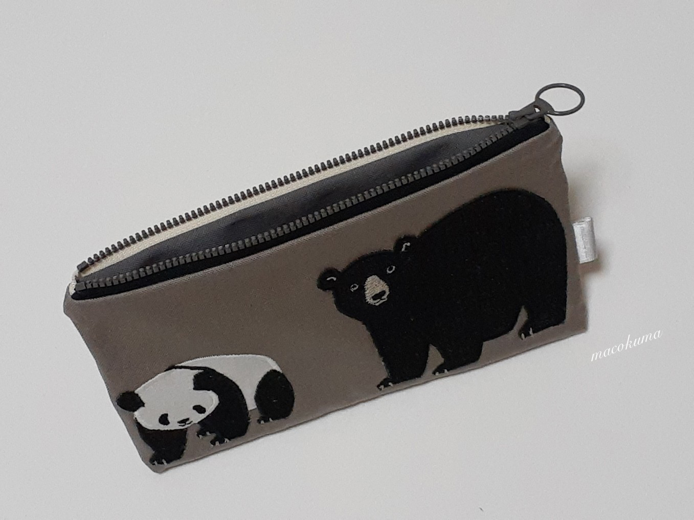 関西つうしん通販可能作品 macokuma シロ・クロ・白と黒の動物作品展、常設作品 _d0322493_22185159.jpg