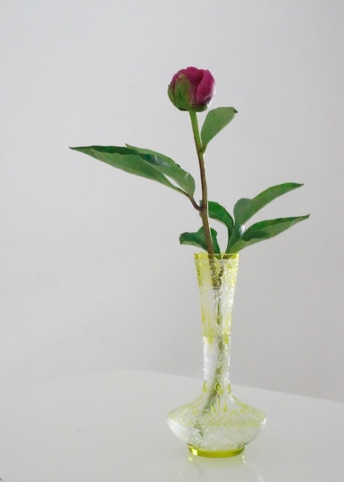 Baccarat Green Acid Etching Japonesque Vase_c0108595_23305749.jpeg