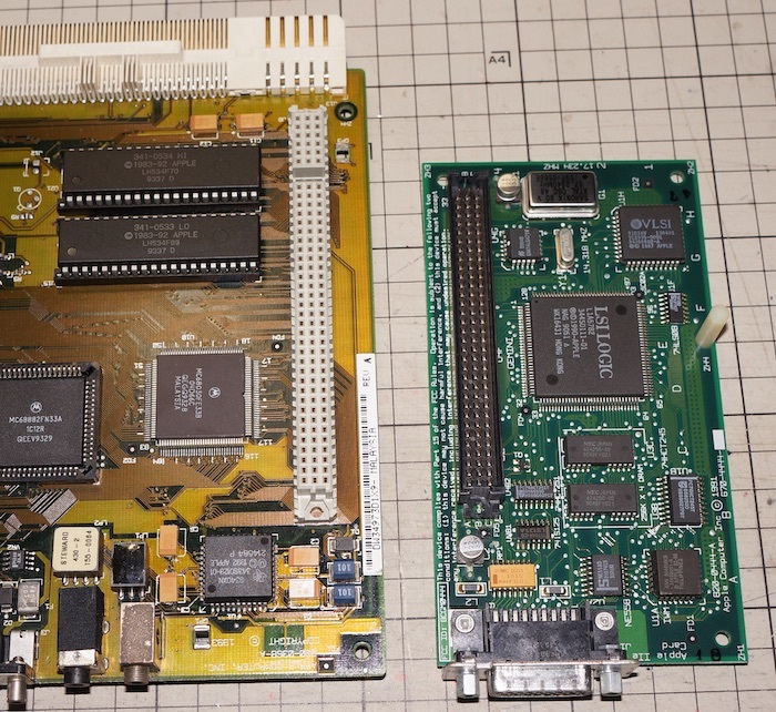 Macintosh Color Classic II のコンデンサ交換とApple IIe Card Macintosh Color Classic II のコンデンサ交換とApple IIe Card
