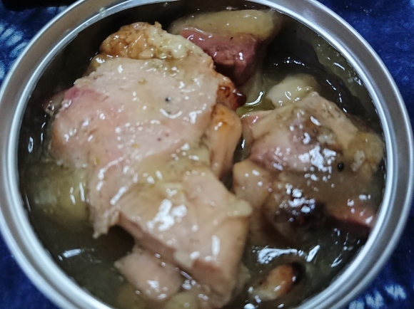 5/4夕飯 黒ラベル、ウーロン割り、長ネギの煮びたし、釜揚げ蛍烏賊@自宅_b0042308_10101040.jpg