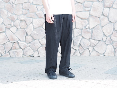 山内 バンブーリネン セミワイドパンツ Chalt 山内 バンブーリネン セミワイドパンツ Chalt