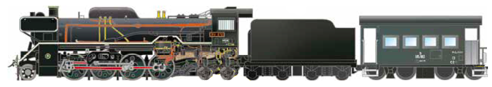 Slデゴイチ D51 描きました 制作業績