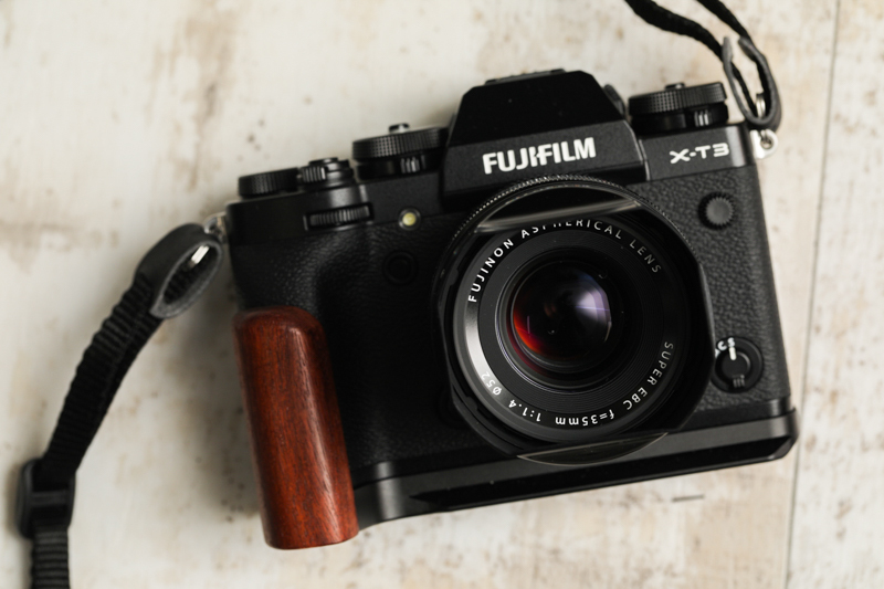 木製グリップ : デーライトなスナップ