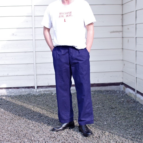 Euro Work Pants / インク・ブルー / ユーロ ワークパンツ : biscco 