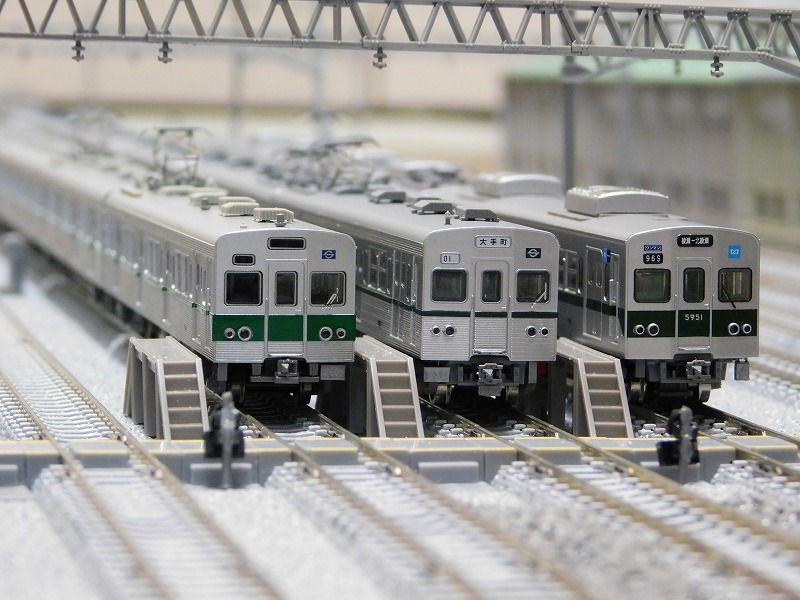 プチ加工】 営団地下鉄 ― トミーテック 5000系千代田線・非冷房車 : げ