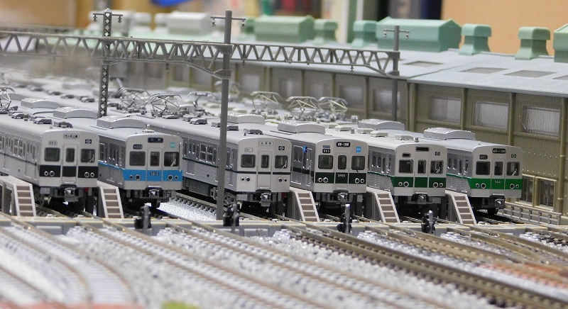 プチ加工】 営団地下鉄 ― トミーテック 5000系千代田線・非冷房車 : げ