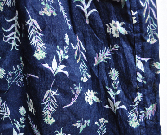 フローラルパターンリネンドレス / ichi antiquités_d0193211_13445212.jpg