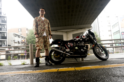 城山 宜弘 & Triumph Thruxton900(2019.10.12/TOKYO)_f0203027_15085790.jpg