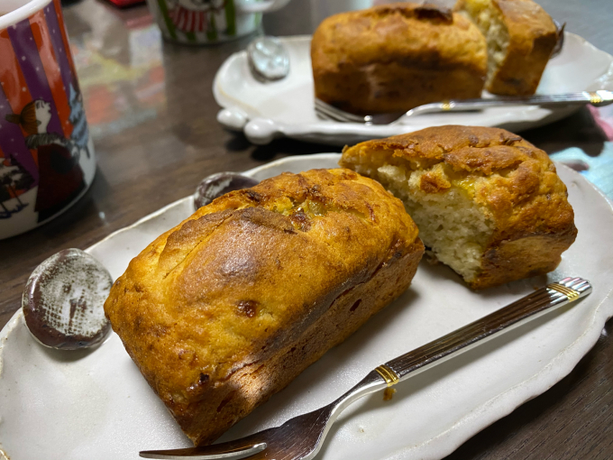 バナナブレッドとイチゴジャム ささちゃむ日記